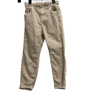 ZARA Girls Cream Beige Pants Size 4-5 years